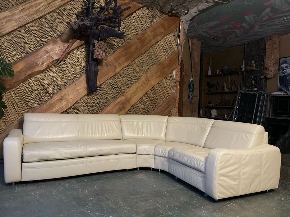 Шкіряний диван-ліжко ,крісла.Кутовий.Угловой  кожаный