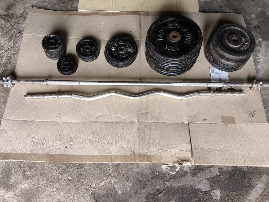 Obciążenie żeliwne zestaw 110kg