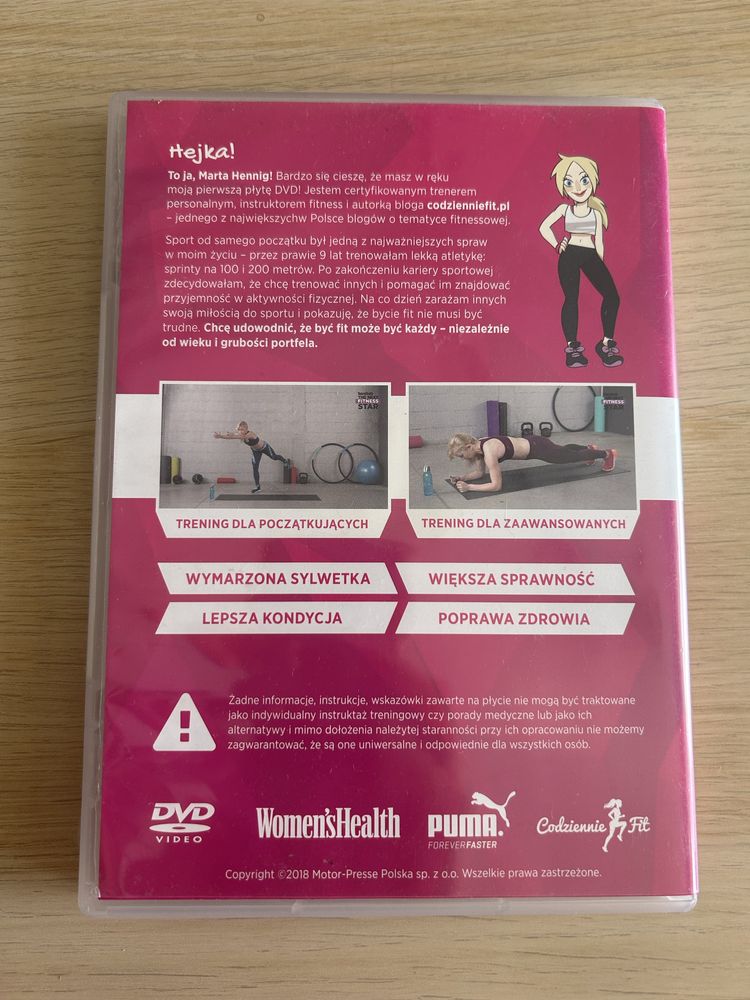 Płyta DVD 4 tygodnie do lepszej sylwetki Marta Henning
