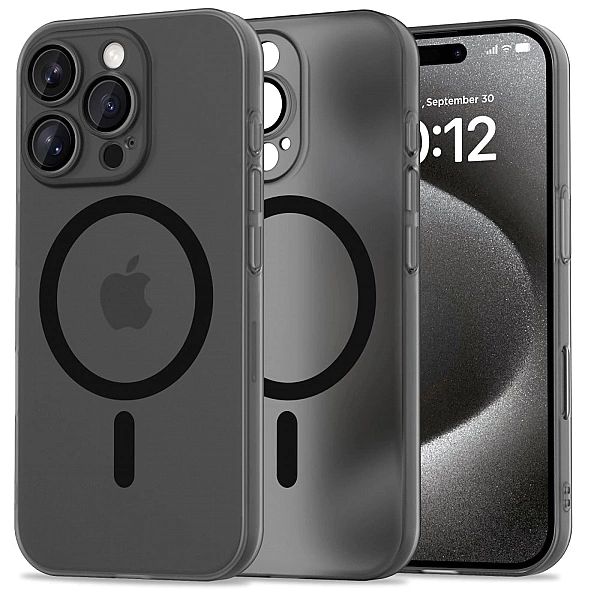 Etui Tech-Protect MagSlim MagSafe na iPhone 16 Pro - czarne