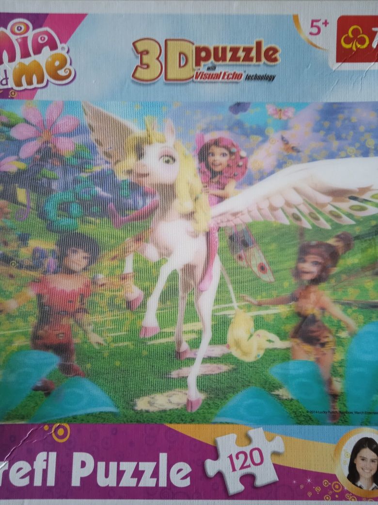 Puzzle 3D Mia i Ja 12p