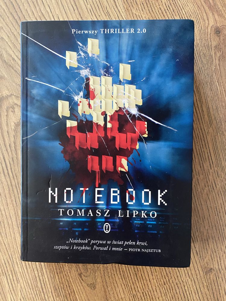 Książka Tomasz Lipko- „Notebook” pierwszy thriller 2.0