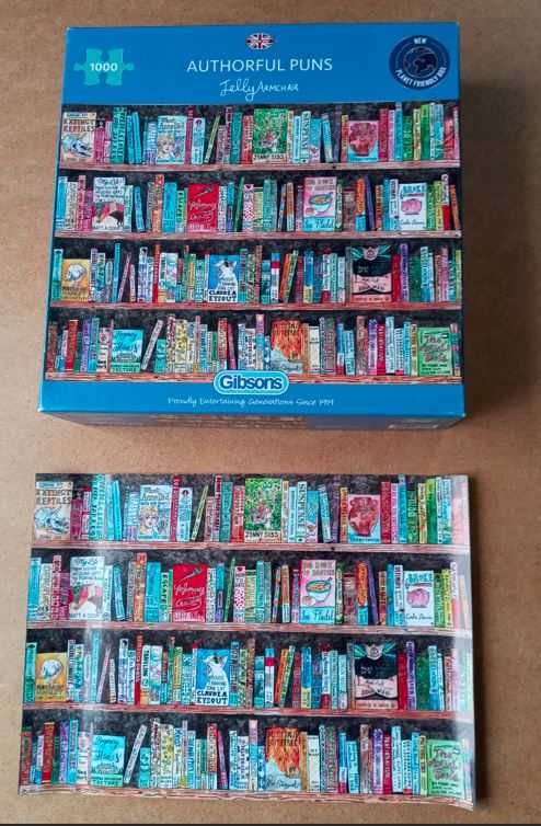 Puzzle Gibsons 1000 "Authorful Puns"