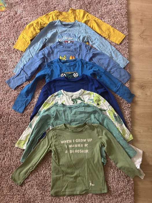 Bluzki z długim rekawem 128