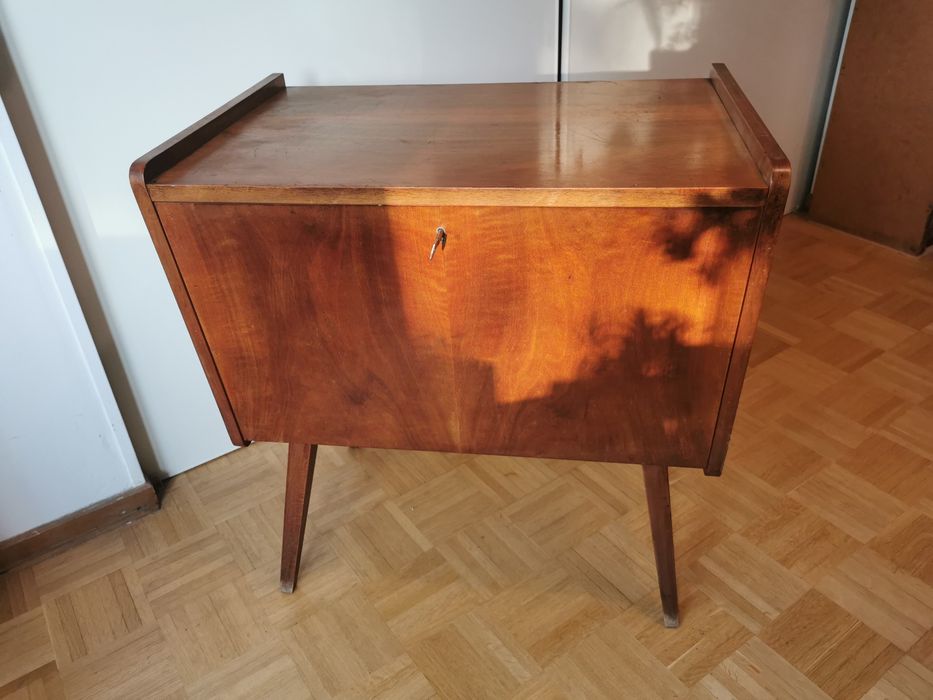 PRL Vintage Szafka pod telewizor, sprzęt grający czy płyty winylowe