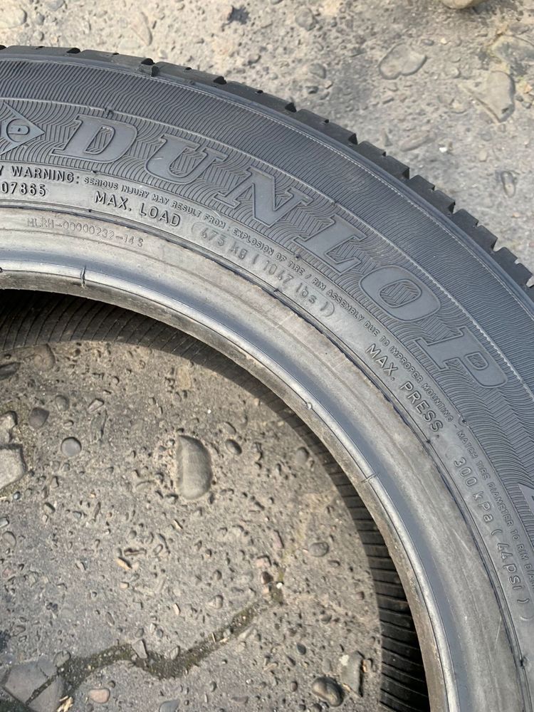 Шини 175/65 R14 Dunlop літо 2021р,6,5-6 мм