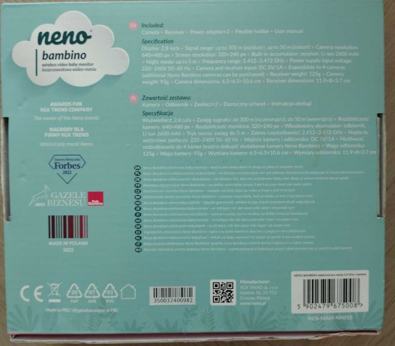 neno bambino - elektroniczna niania