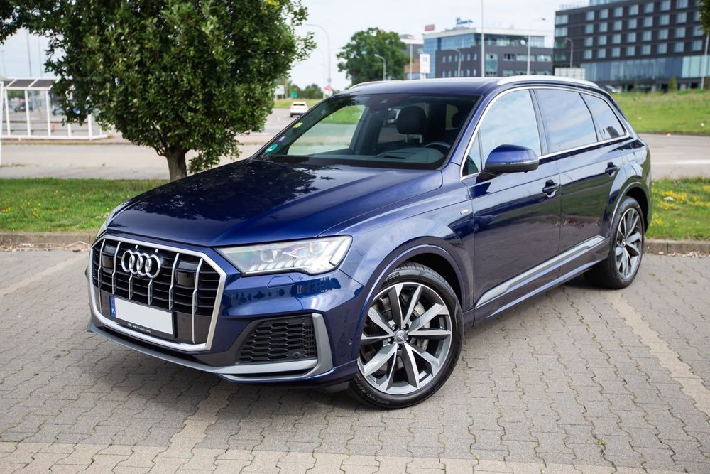 Audi Q7 Bose/Hud/360/Vat23%/Laser/2 x S line/Panorama/Bezwypadkowy