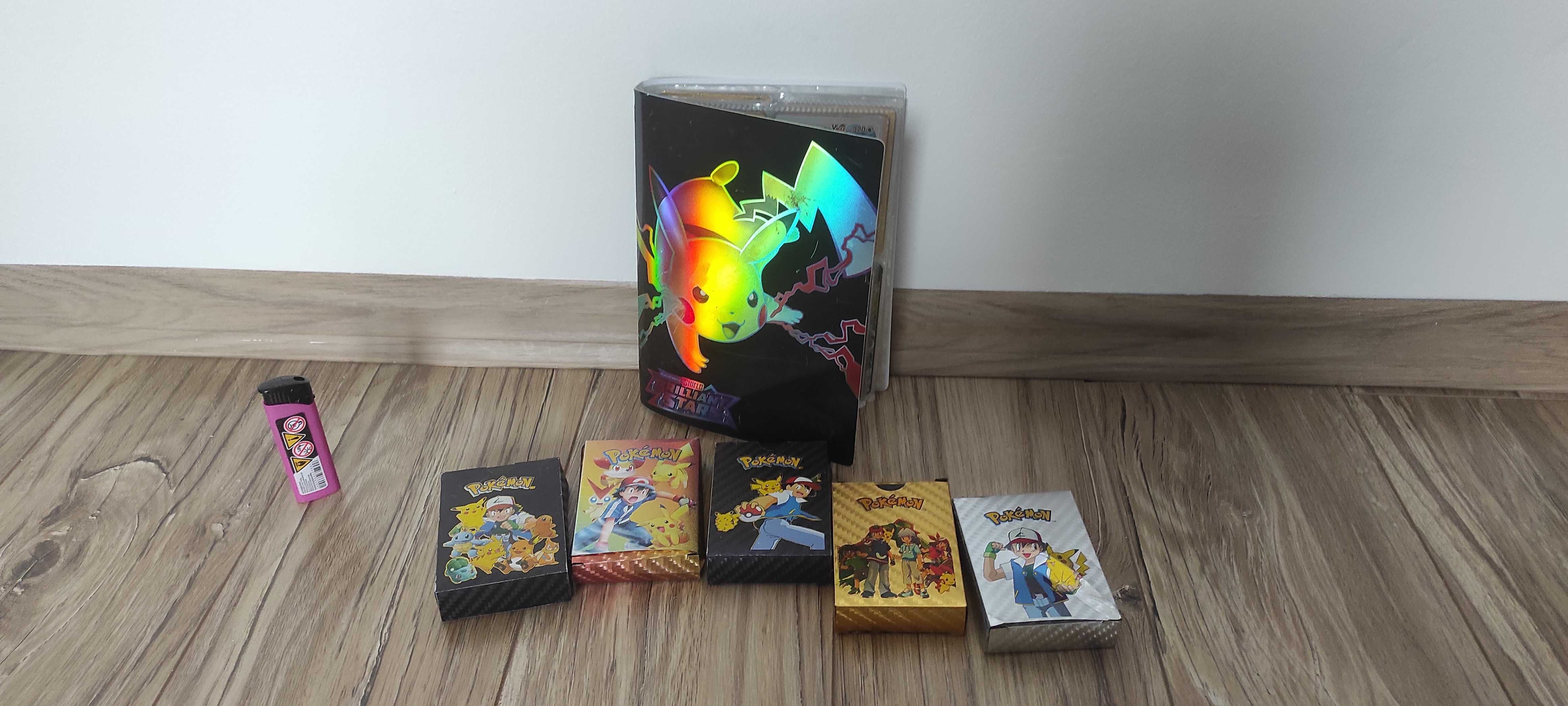 5 tali kart Pokemon + album.