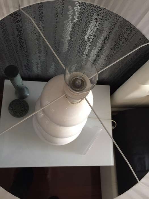 Candeeiro de decoração branco