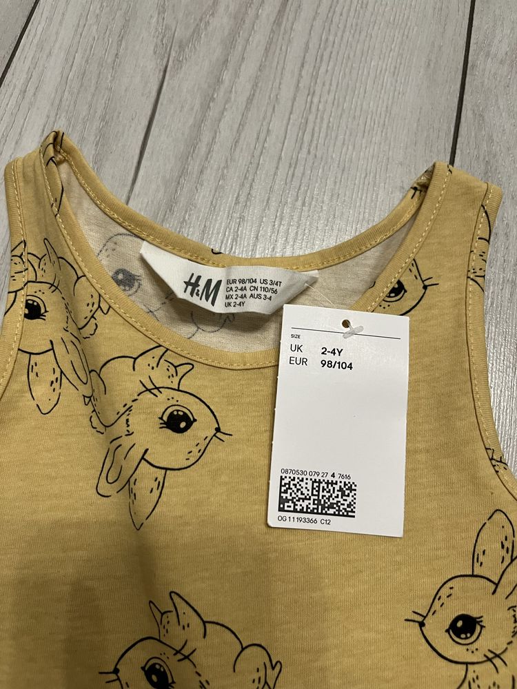 Платье H&M 2-4 года