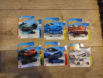 Hot wheels 2025 zestaw 6 sztuk Subaru impreza bugatti Morgan