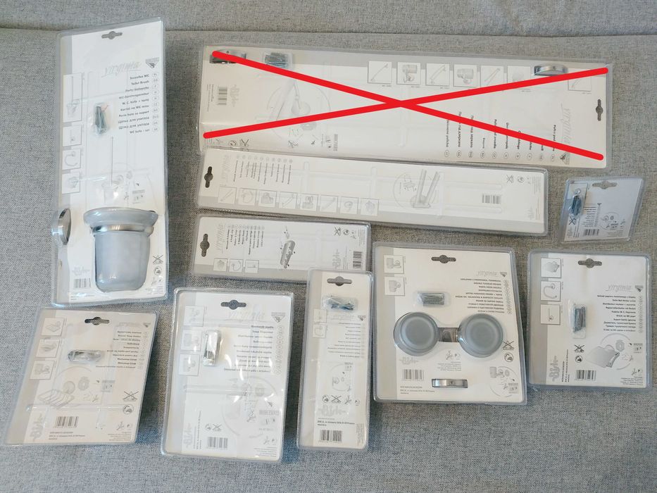 Bisk Virginia akcesoria łazienkowe różne