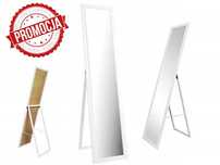 Lustro Stojące Biała Ramka Duże XXL 155x35 | WYPRZEDAŻ -20%