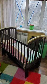 Дитяче ліжко-колиска з комплектом білизни і матрасом Б/В