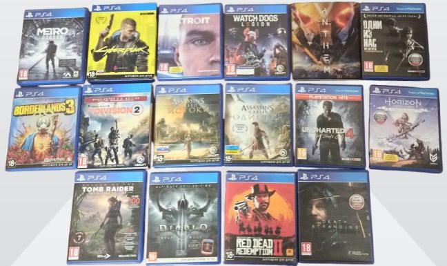 Продам б/у диски до плейстейшен 4