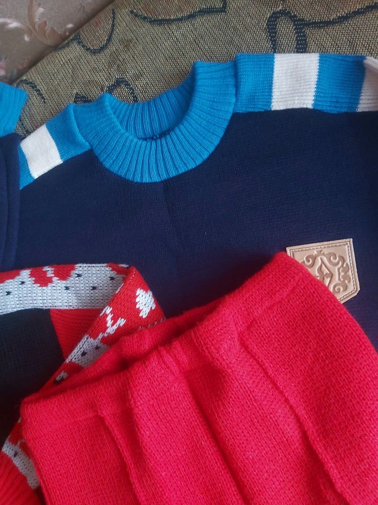 Комплект на хлопчика кофта светр гамаші Чехословаччина Венгрія р32