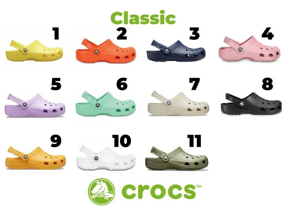 Розпродаж оригінальних кроксів! Жіночі крокси сабо Crocs Classic!!