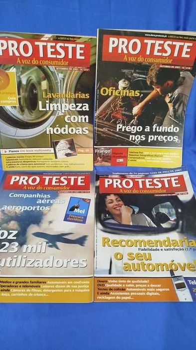 Revistas Proteste diversas