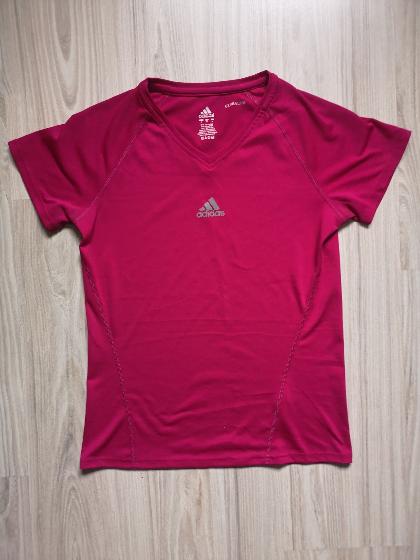 Różowa damska koszulka ADIDAS rozmiar M