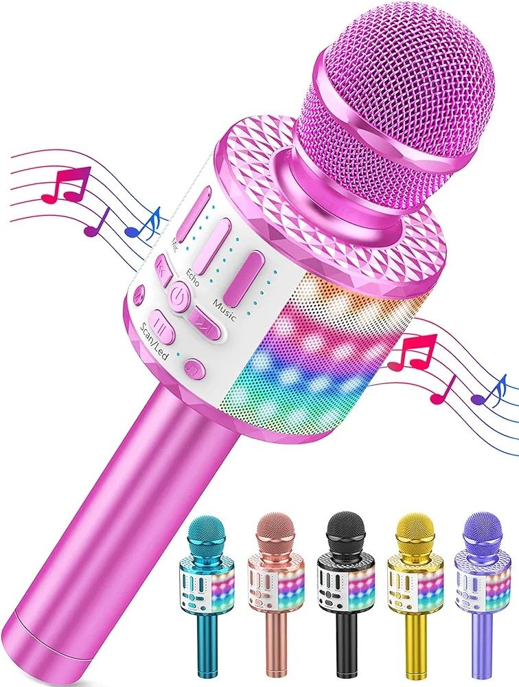 Bezprzewodowy mikrofon Bluetooth Karaoke dla dzieci