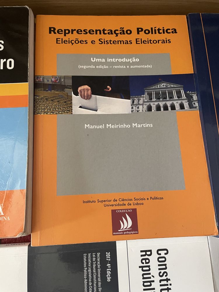 Conjunto de livros de Ciência Política
