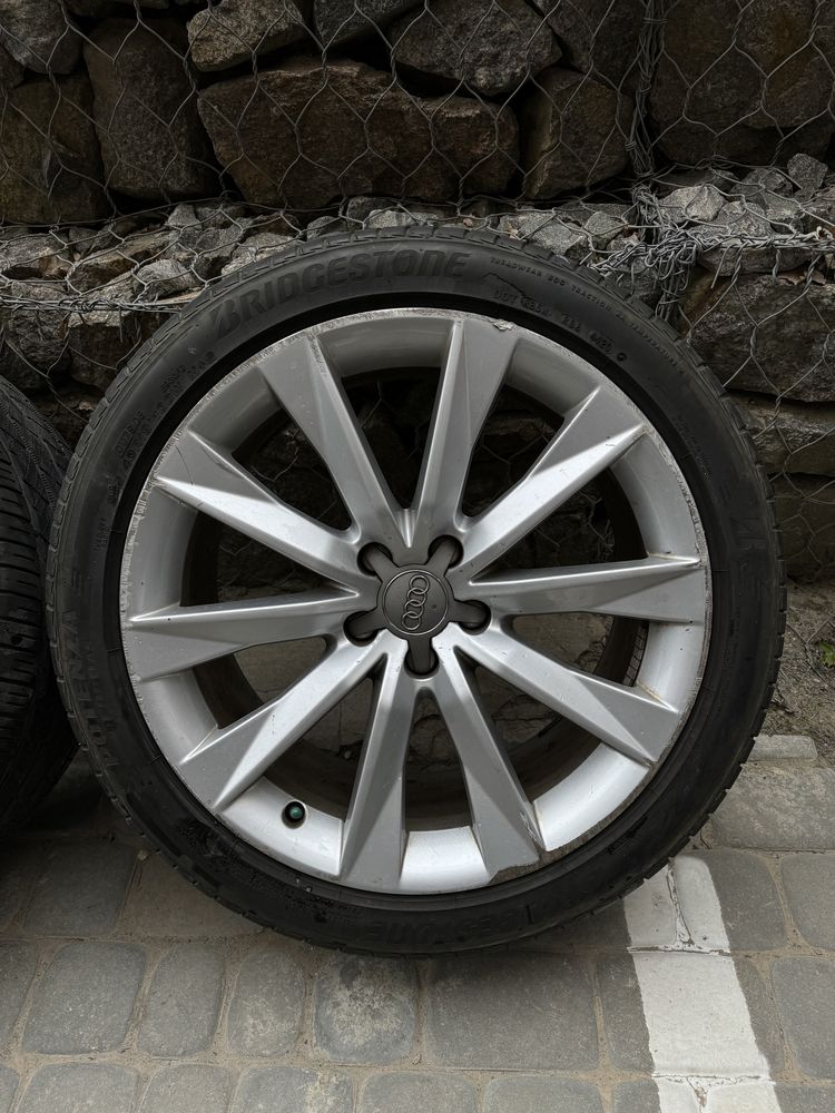 Диски Audi R19 с резиной Bridgestone 255/40R19