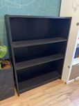 BILLY Regał, czarny imit. dębu IKEA