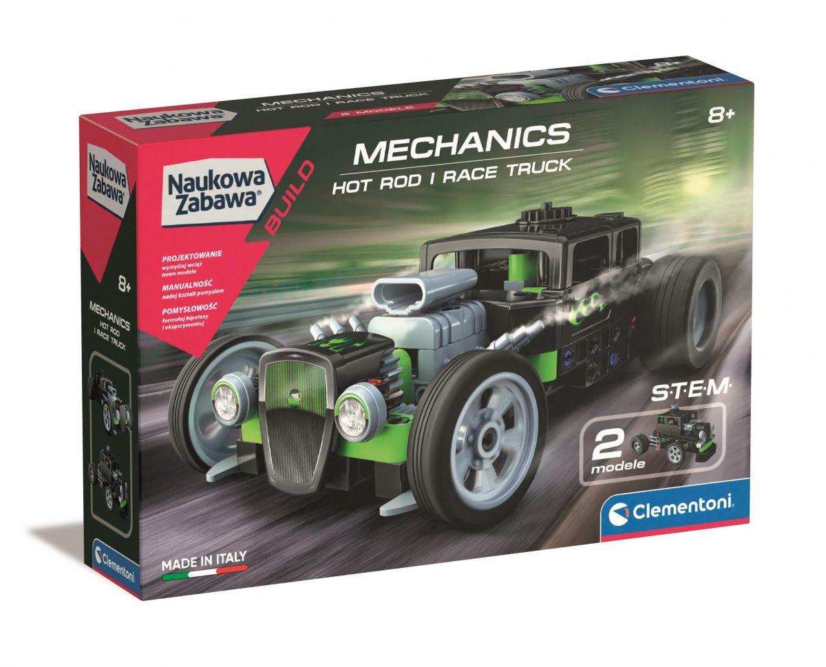 Laboratorium Mechaniki - Hot Rod I Race Truck Clementoni