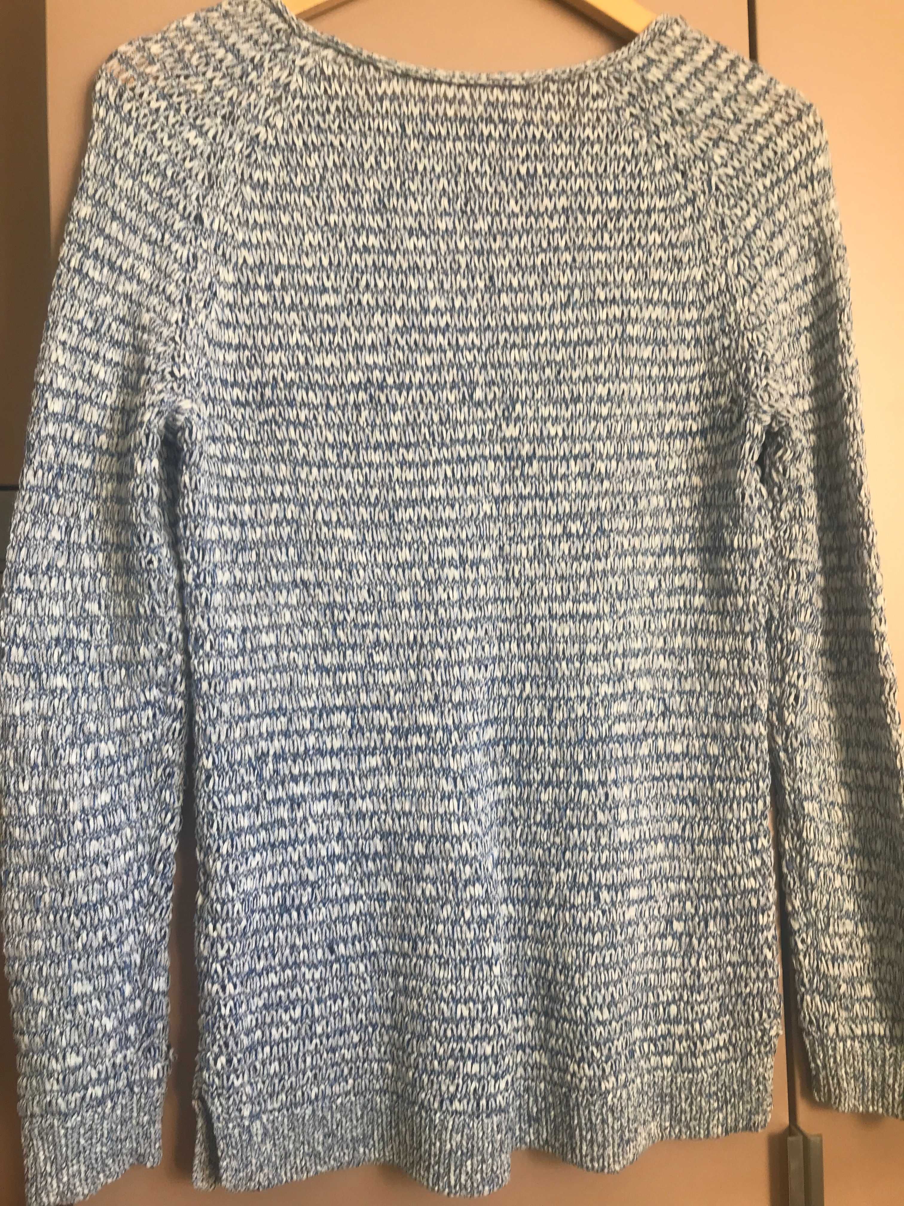 Biało-niebieski sweter TCM / Tschibo M