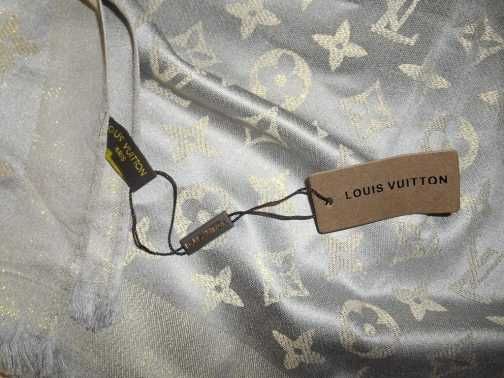 Louis Vuitton, Szal Szalik apaszka damski kasmirowa, Francja 2595