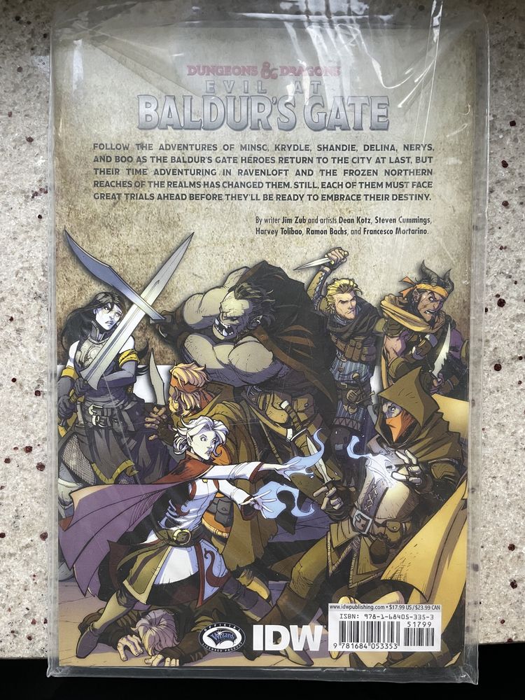 Dungeons & Dragons Evil at Baldurs Gate - komiks, język angielski
