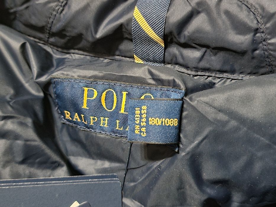 Оригінал 100% чоловічий натуральний пуховик polo ralph lauren xxl 3xl