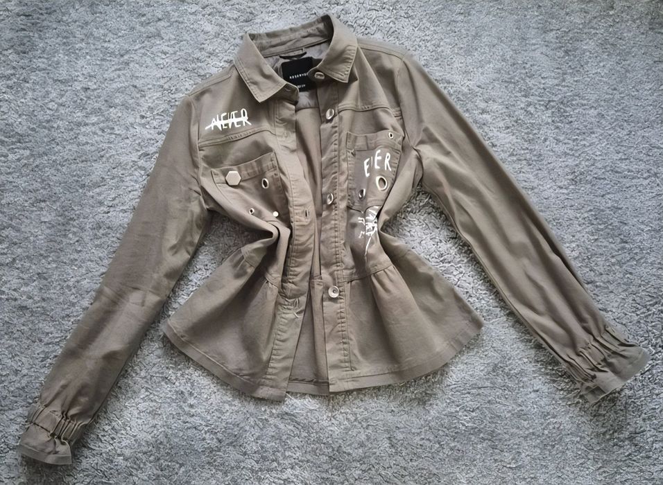 Kurtka jeansowa Reserved, khaki, rozm. 152
