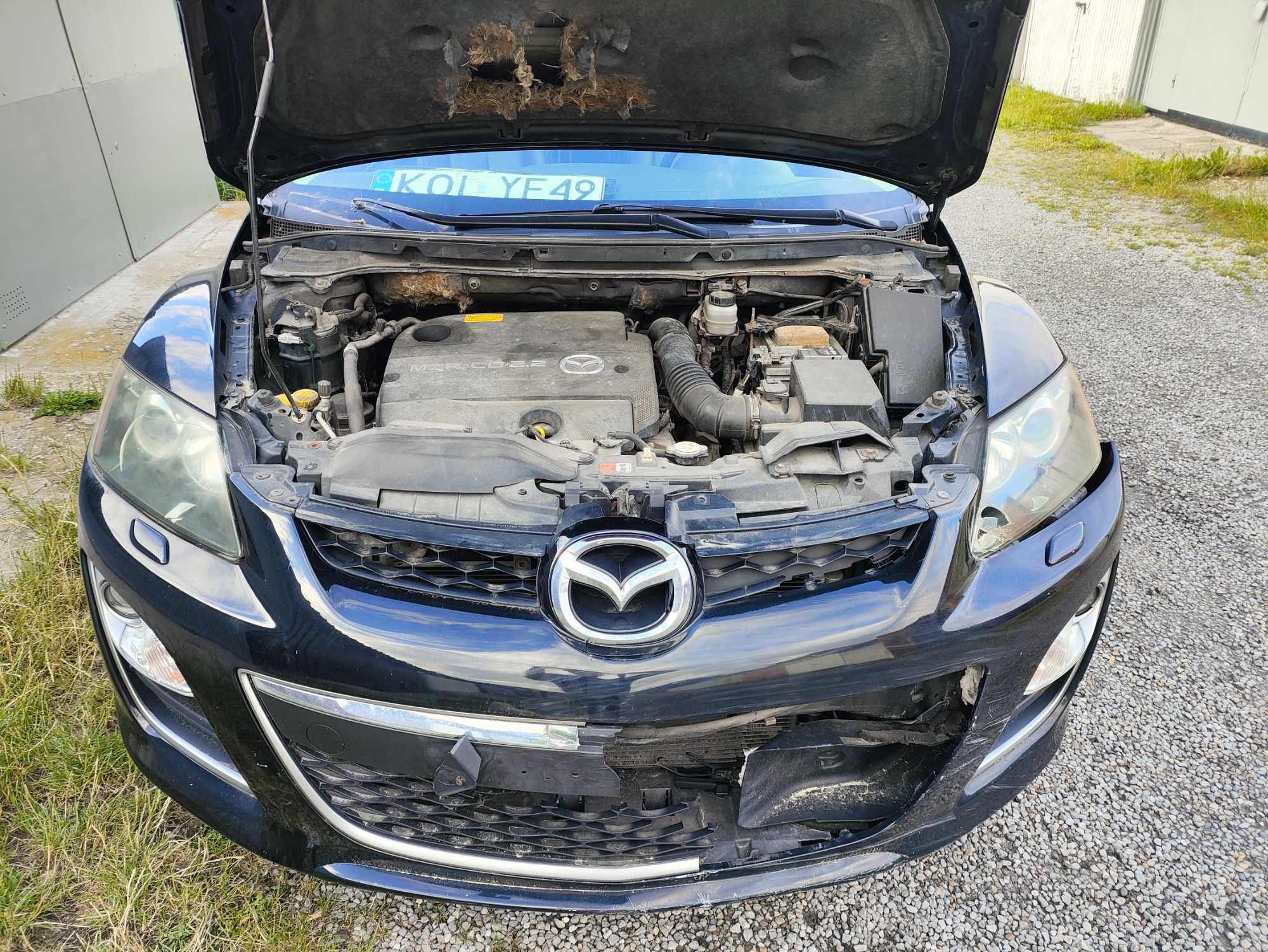 Mazda CX7 uszkodzona