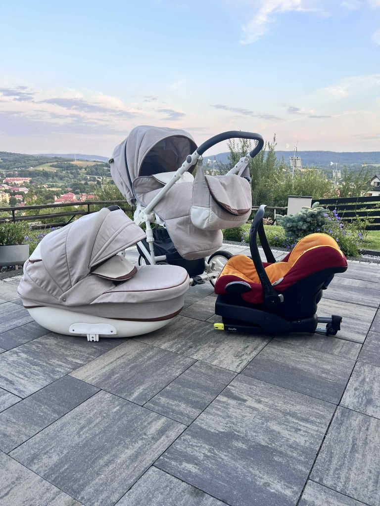 Wózek dziecięcy 3w1 z adpaterem isofix