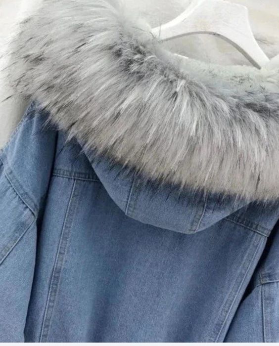 Kurtka jeansowa  ocieplana