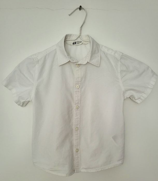 Zestaw koszul na różne okazje r. 110-116 urodziny pogrzeb święta