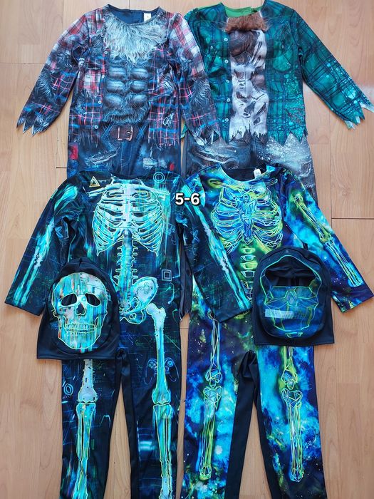 Костюм карнавальний скелет