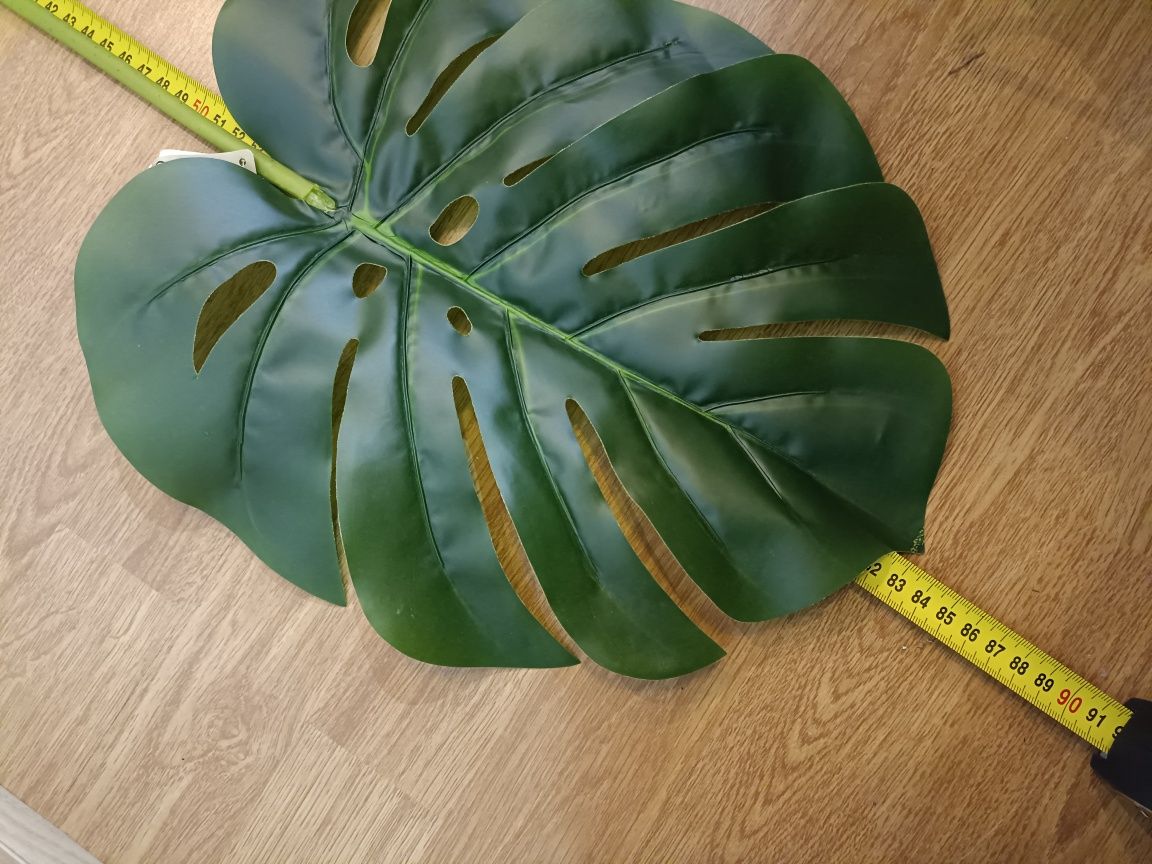 Liść filodendron / monstera z łodygą sztuczny