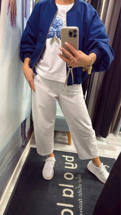 By o la la spodnie dresowe baloon szare M 38/40