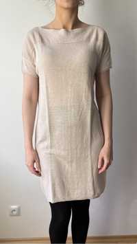Tunika / sukienka Massimo Dutti / 100% len / rozmiar L