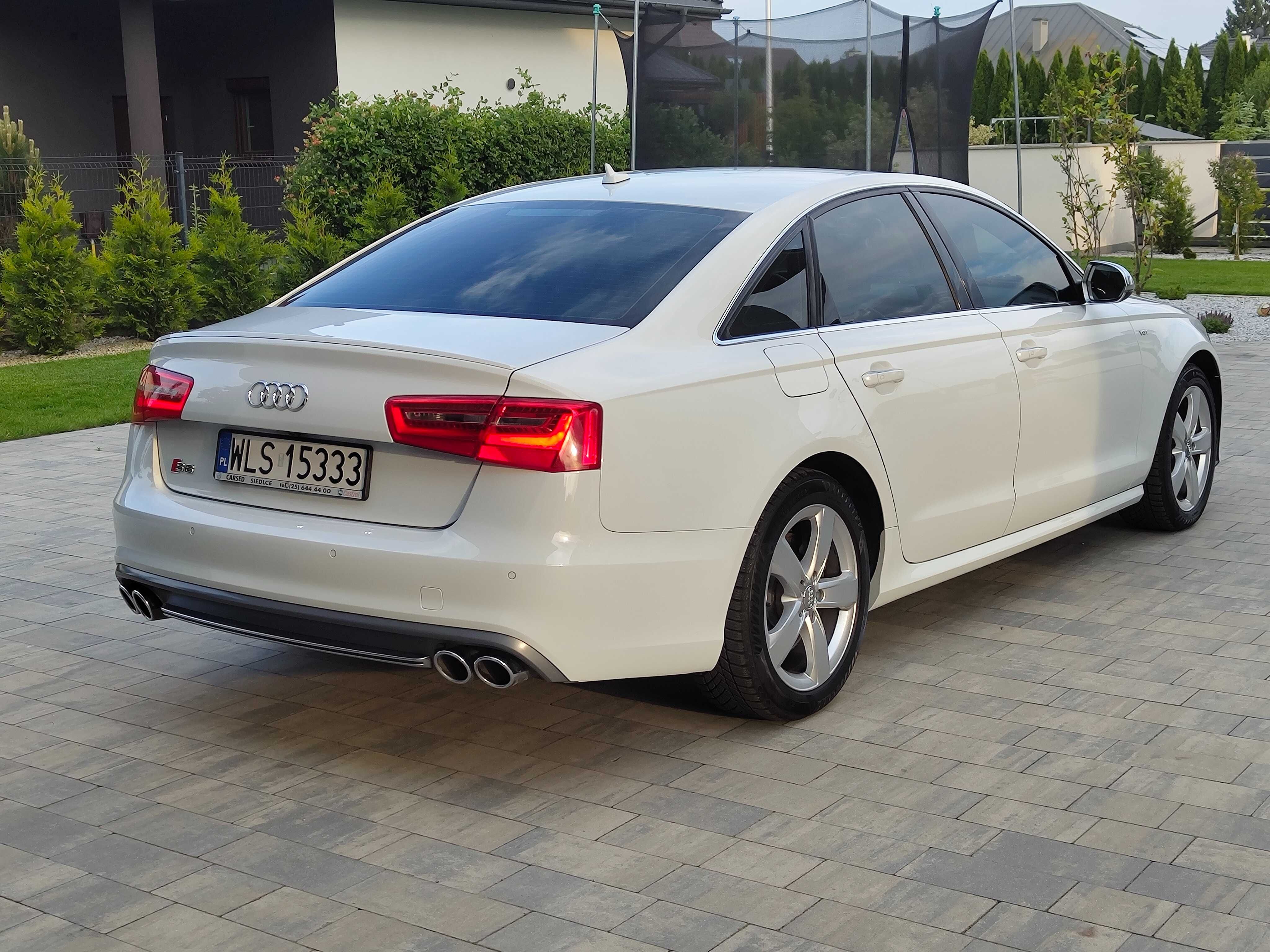 Audi A6 w pakiecie zewnętrznym S6, 3.0 TDI | 2014 | Biała Perła.