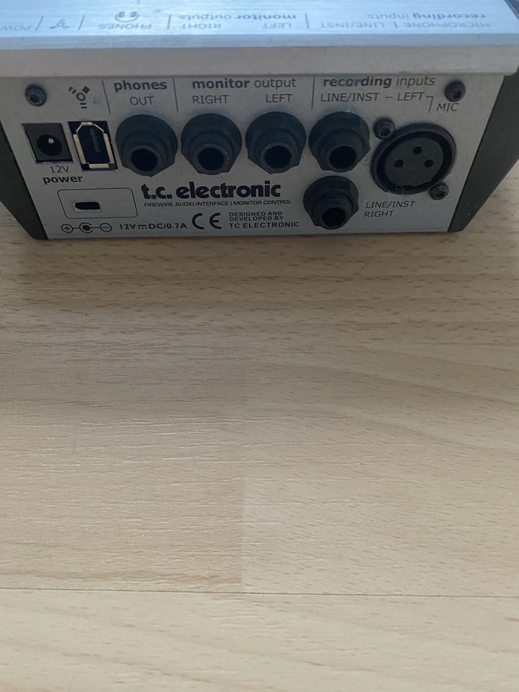 Audio interface tc electronic desktop konnekt 6
