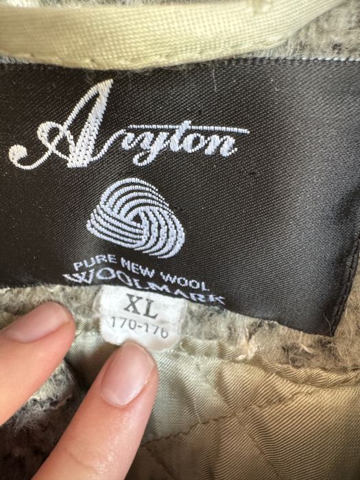 Szary wełniany płaszcz Aryton XL