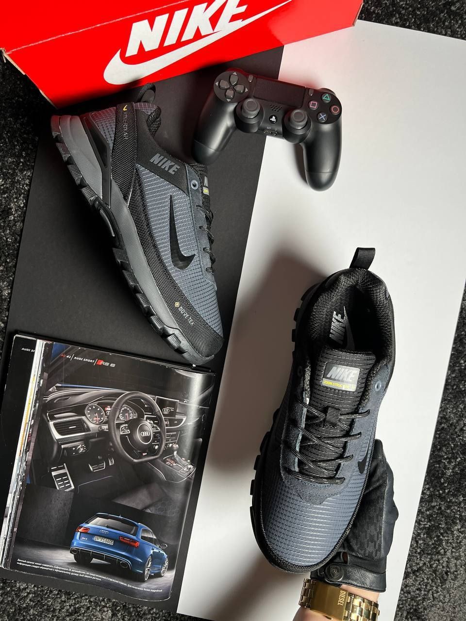 Чоловічі Зимові кросівки Nike Rivah Gore-Tex Termo Сірі