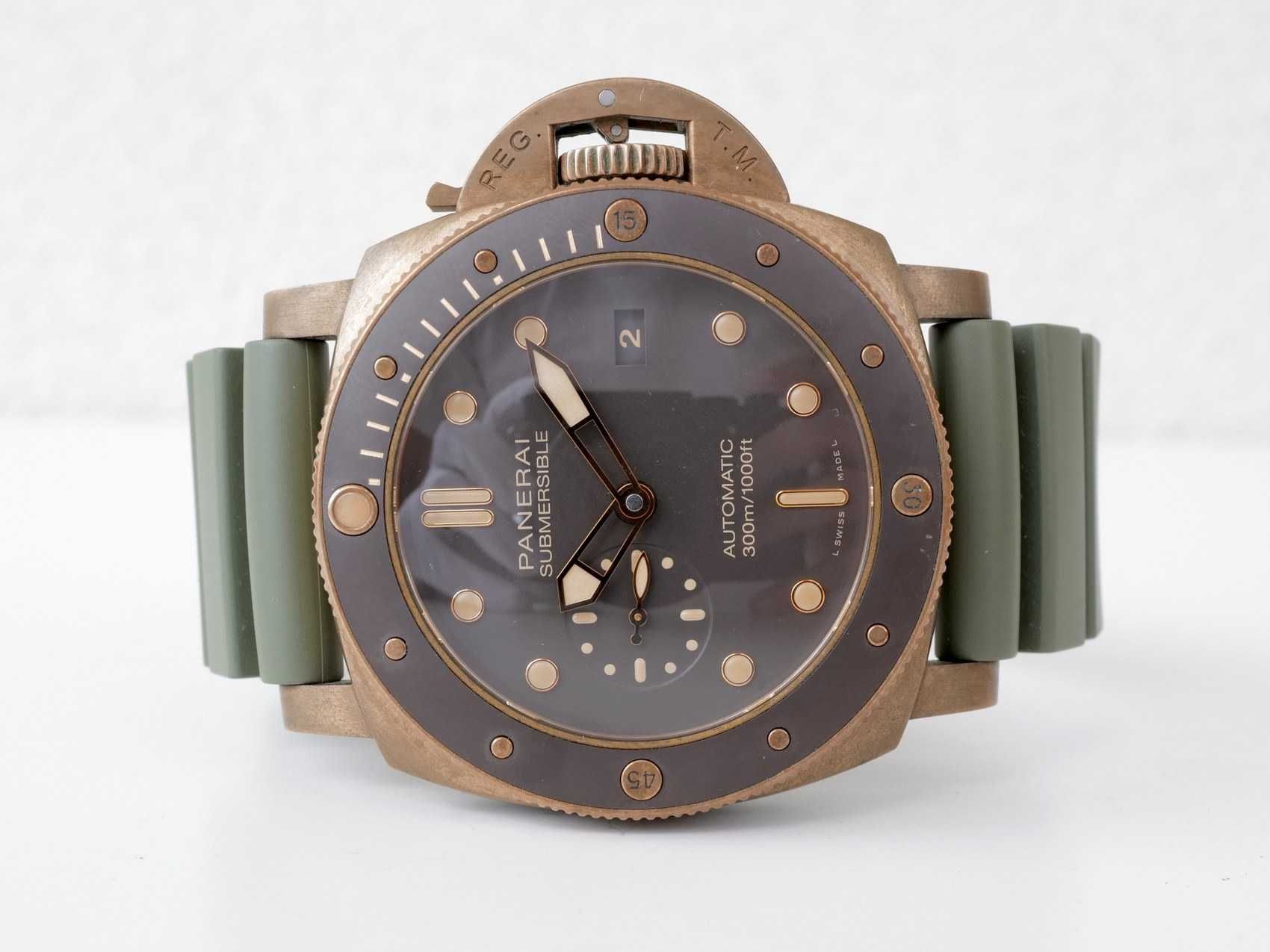 Panerai Luminor Submersible 3 Days Bronzo Ceramic Bezel Automatic