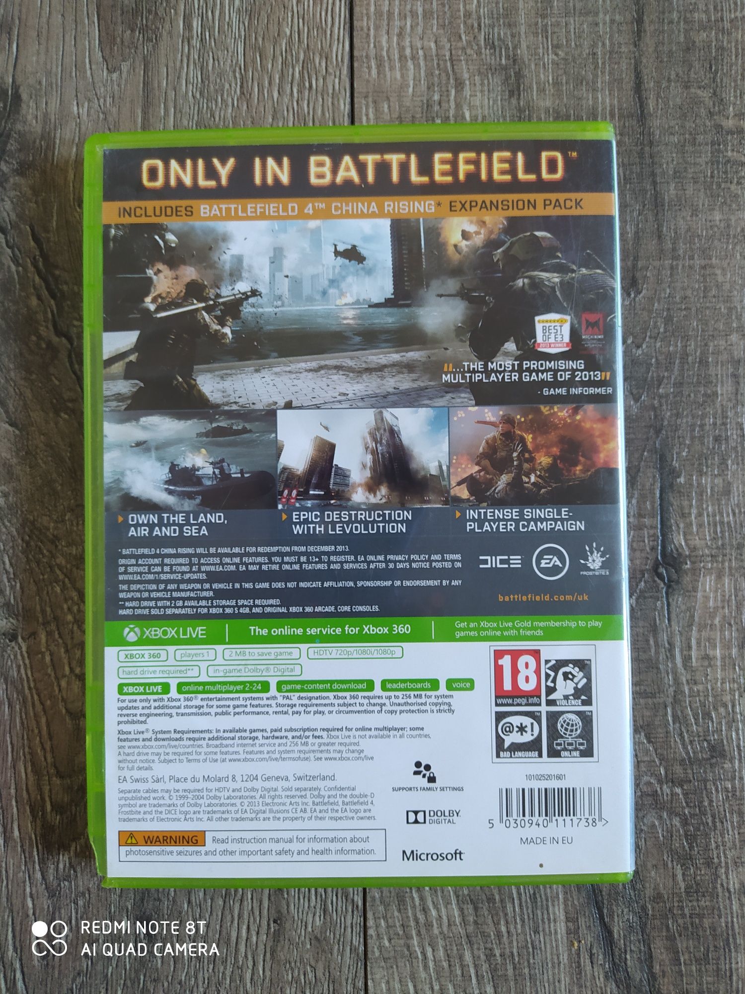 Gra Xbox 360 Battlefield 4 Wysyłka