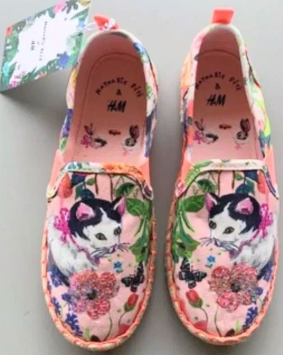 NATHALIE LÉTÉ dla HM espadryle buty NOWE rozmiar 28/29