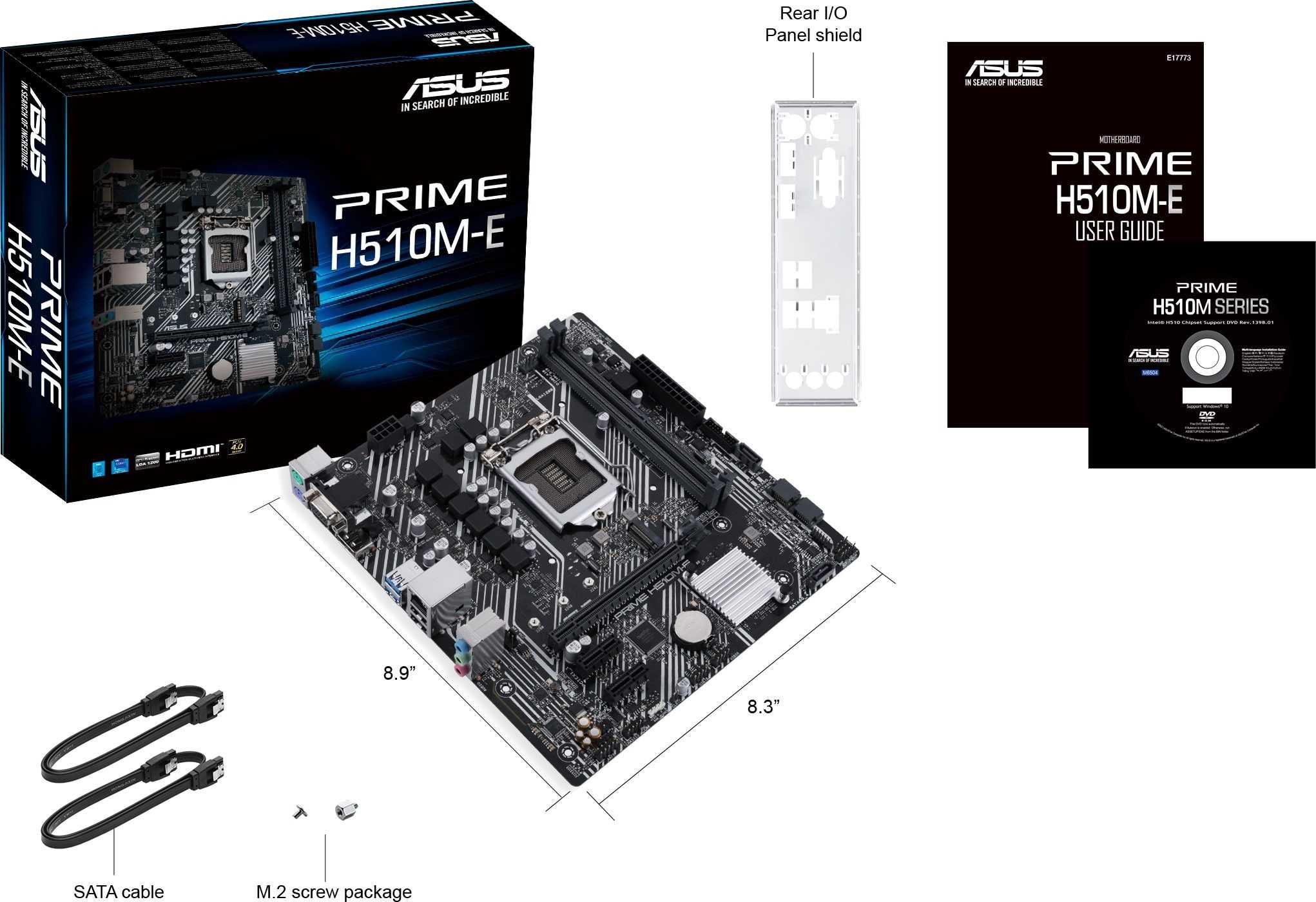 Материнська плата Asus PRIME H510M-E